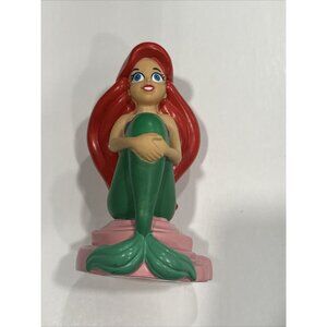 Disney 5.5” Little Mermaid Ariel Rubber Figure Bath Toy H11